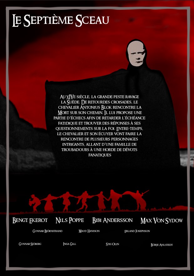 Verso Affiche Septième Sceau 